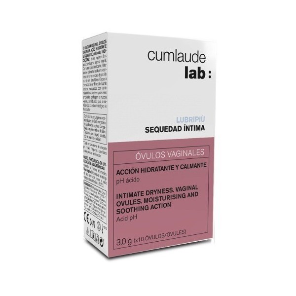 Cumlaude Lab: Lubripiu óvulos vaginales 10 unidades